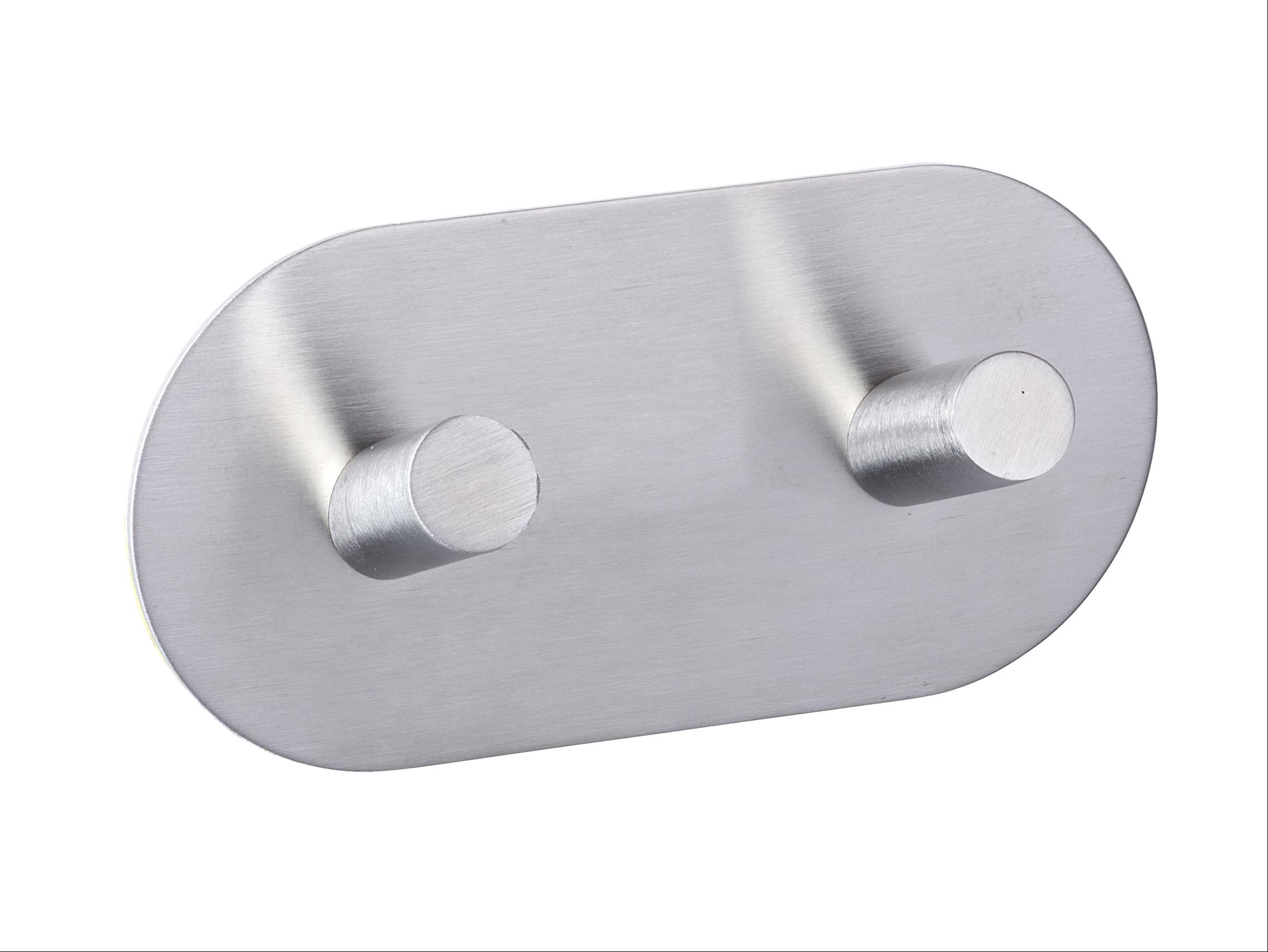 Wandhaken Duo Edelstahl