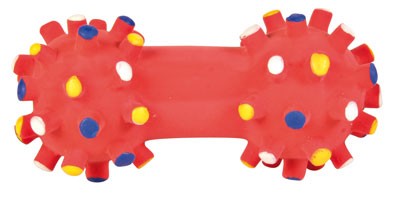 Welpenspielzeug Mini-Hantel Latex TRIXIE 10cm