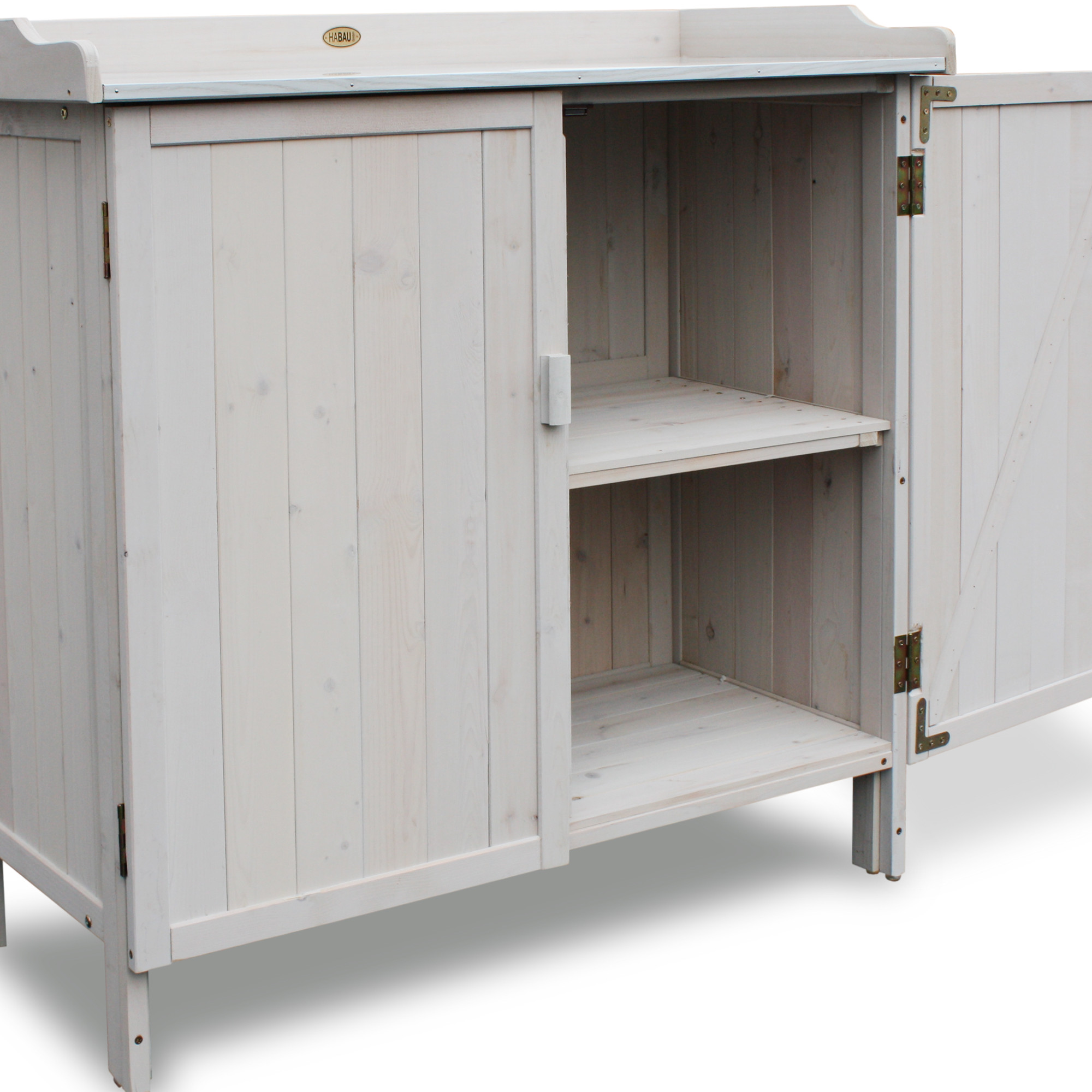 Pflanztisch / Gartentisch / Grilltisch / Terrassenkommode Habau Lino