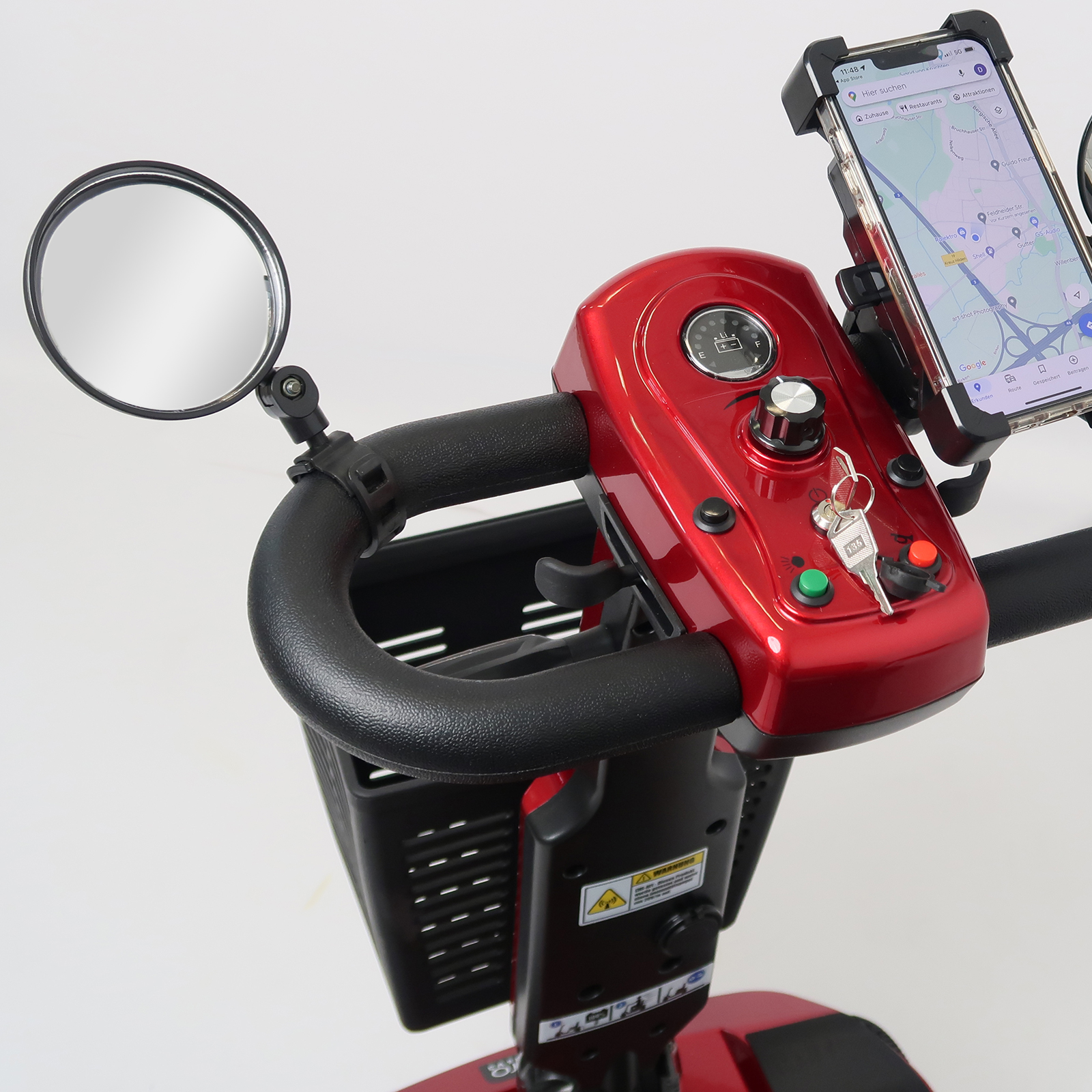 Rolektro Spiegel für links oder rechts, Trike6V2/V3/Quad6V2/V3/Pro