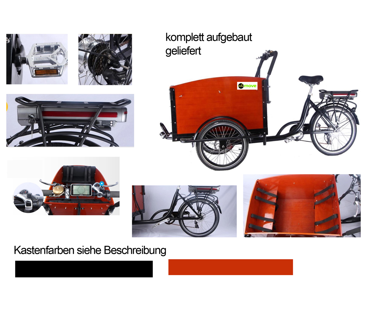 Elektro Lastenfahrrad Cargorad Sherpa 1 26 Zoll