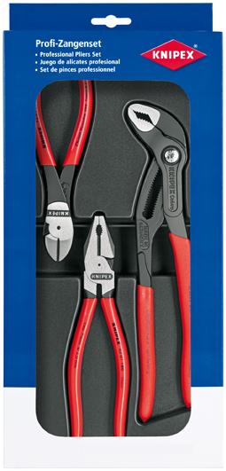Zangenset Kraft 3tlg. Knipex