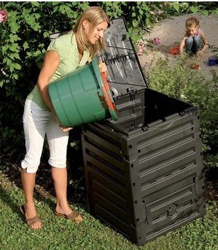 Komposter Eco-Master 450 Liter schwarz GARANTIA 628001
