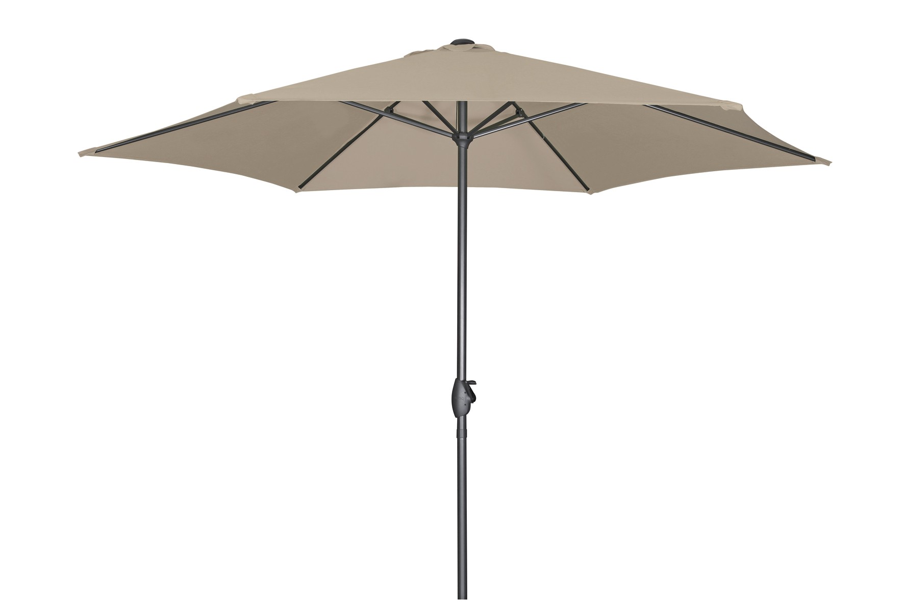 Derby Sonnenschirm Basic Lift Neo Ø 300cm Des. 846 greige
