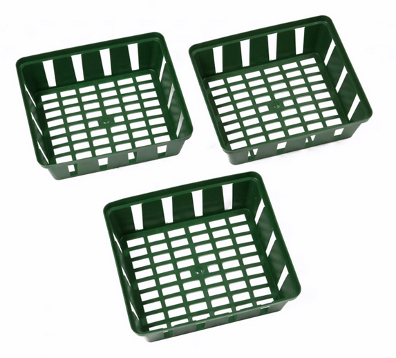 Floraworld® Blumenzwiebel Pflanzschale 23,5x21cm 3 Stück