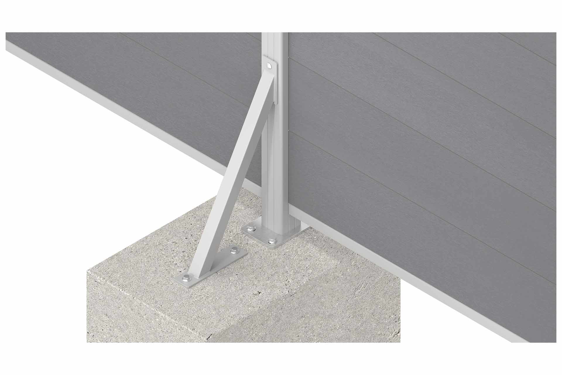 EASY-FENCE TORNADO Sturmanker Silber