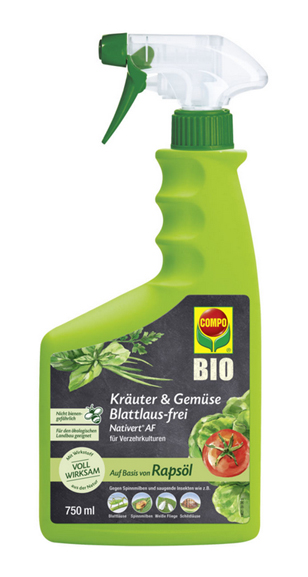 COMPO Bio Kräuter und Gemüse Blattlaus-frei Nativert® 750ml