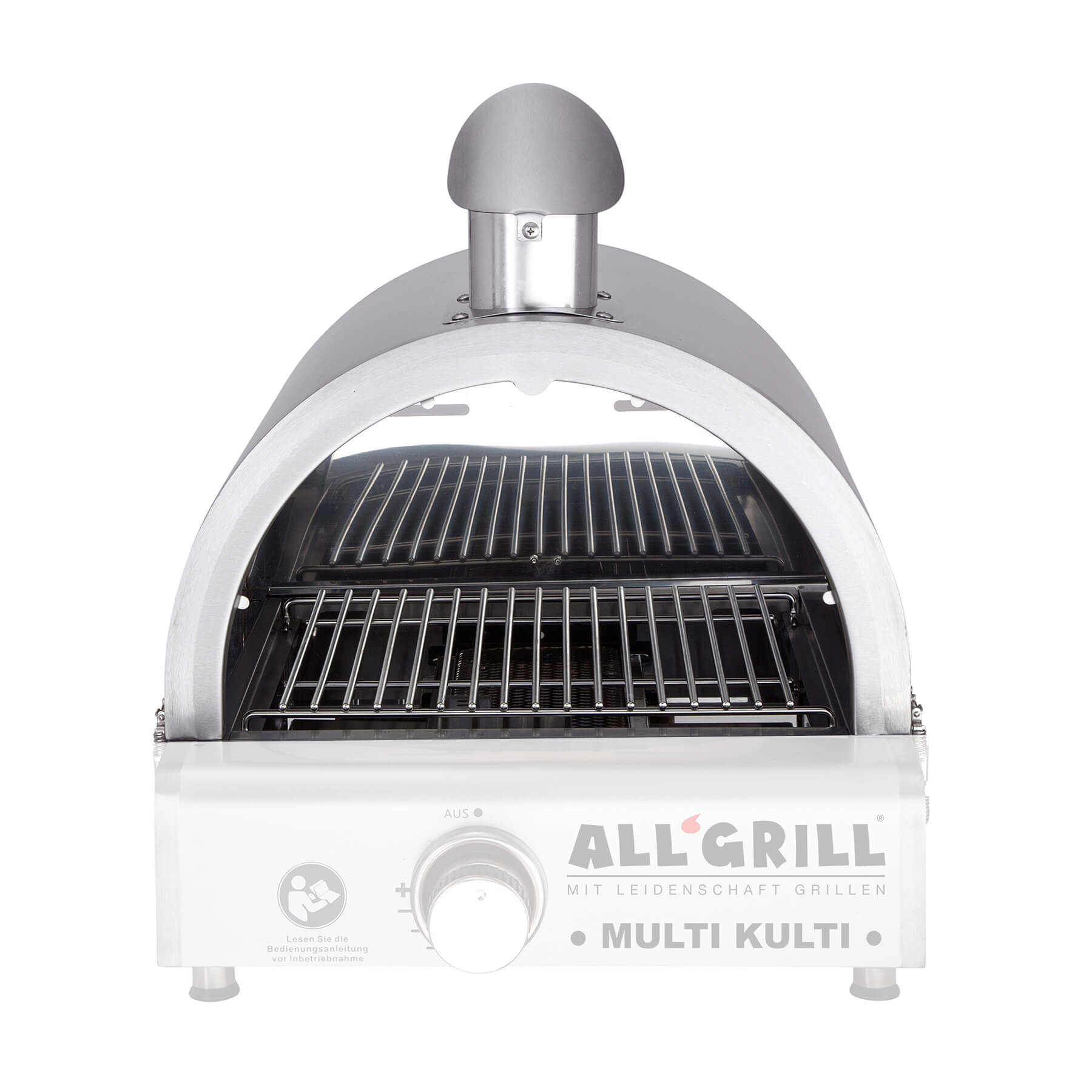 All'Grill® Pizzaofen Edelstahlhaube für MULTI KULTI