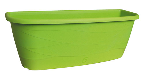 Blumenkasten Maya / Komplettset mit Halterung 50cm mintgrün