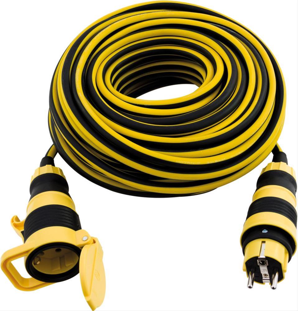 Verläng.Safeline 25m H07RN-F 3G1,5,glb-sw