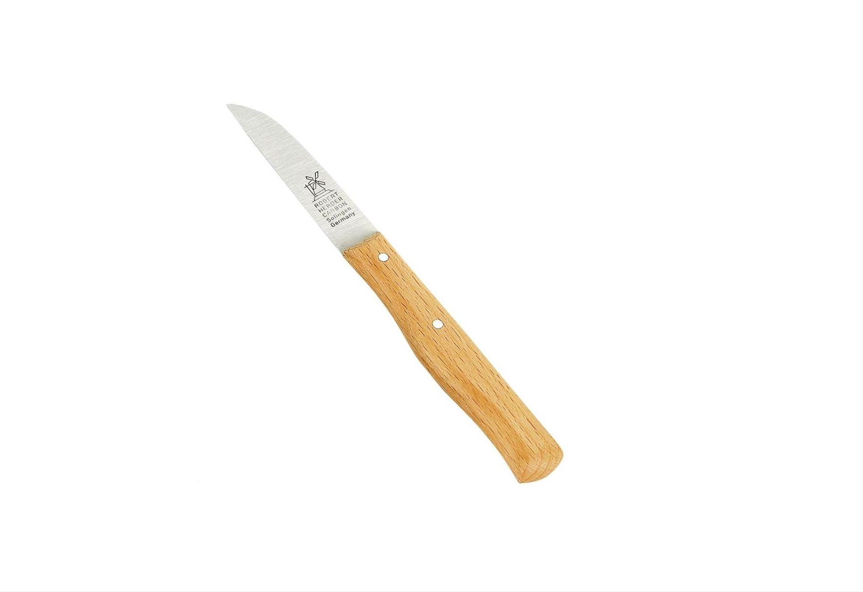 WINDMÜHLEN Gemüsemesser Griff Buchenholz 6,5cm