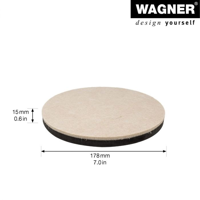 Topfuntersetzer Filz rund 178x15 mm