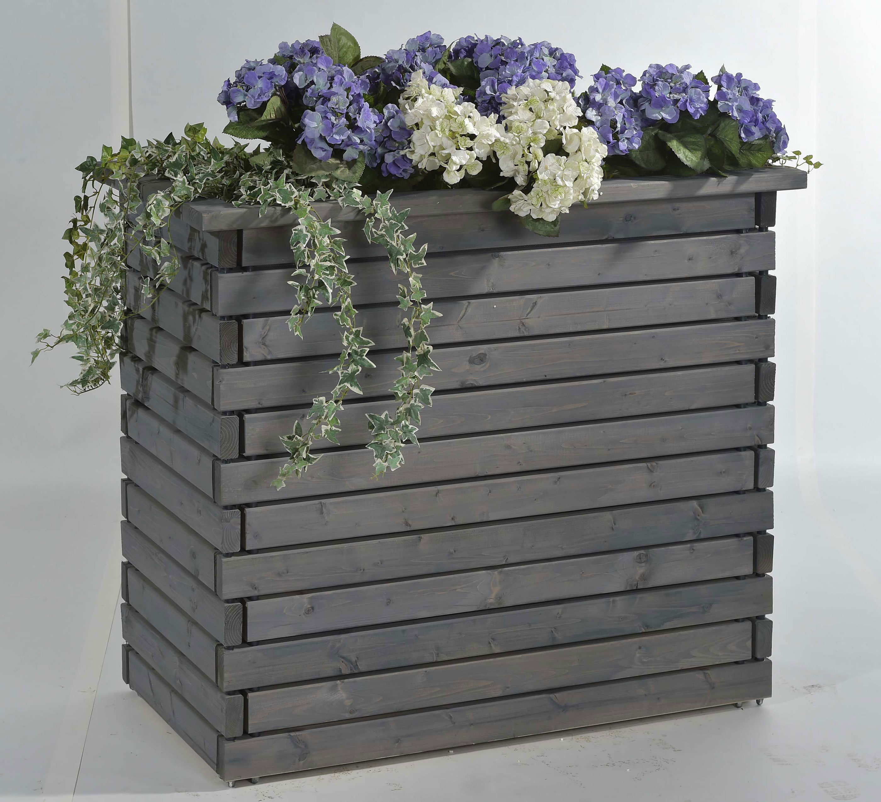 Pflanzkubus Baden 112x61x100cm vintage-grau