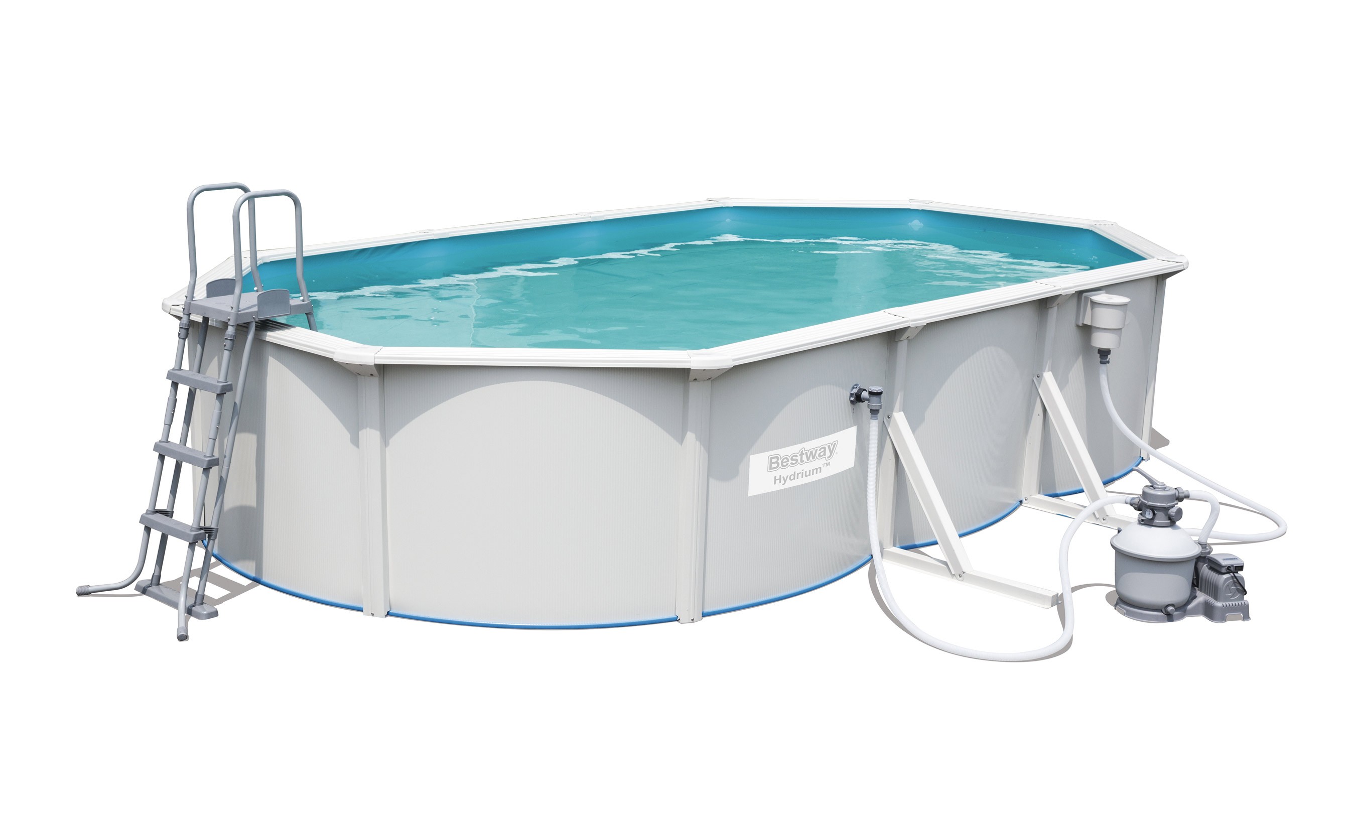 Pool / Stahlwandpool Bestway Hydrium Pool Set Sandfilter 610x360x120cm