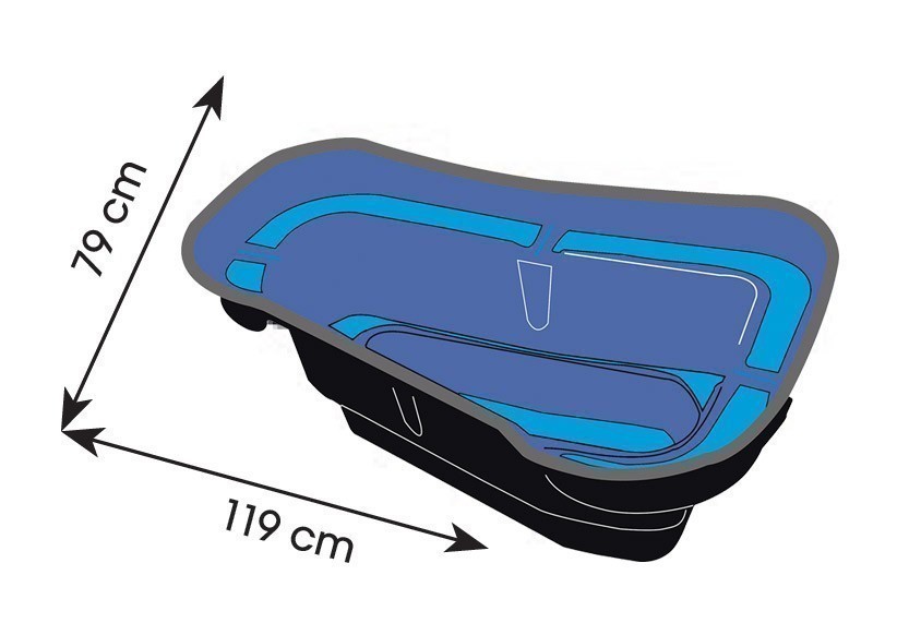 Ubbink Teichbecken Start 150 HDPE 150 L 119x79cm