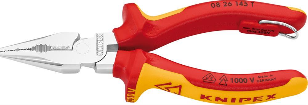 Spitzkombizange VDE TT 145mm m.M.K.Griff Knipex