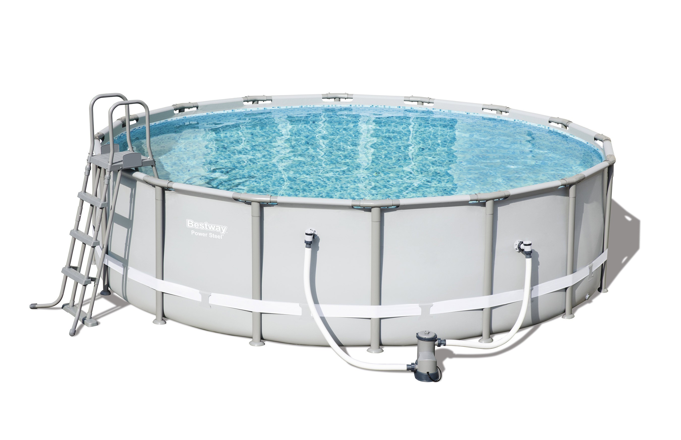 Pool / Frame Pool Bestway Power Steel Komplett-Set Ø 488x122cm