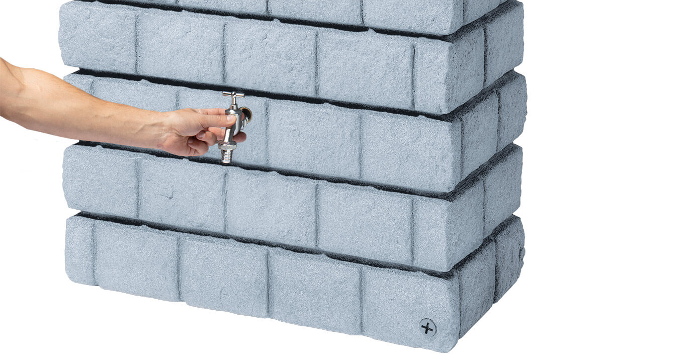 Garantia Rocky Junior Wandtank lightgranite, exclusivLine, 300 Liter