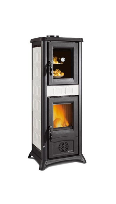 LA NORDICA® Kaminofen GEMMA FORNO 5.0 elegance weiß 7kW