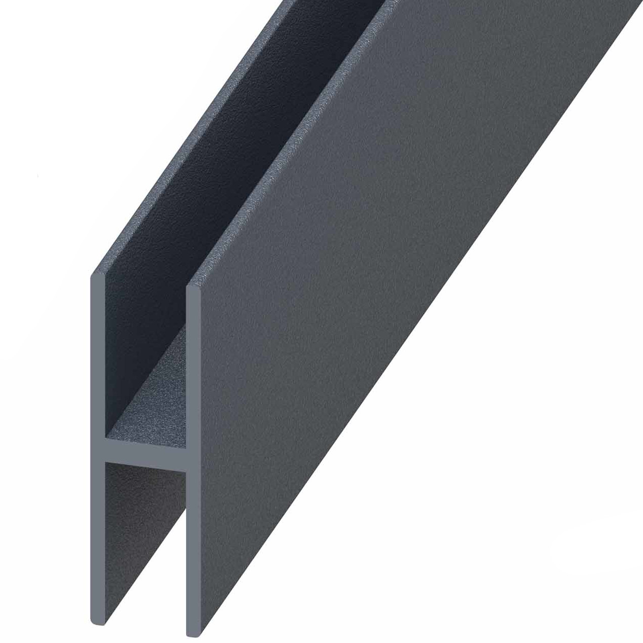 EASY-BOARDS Alu-Verbindungsleisten Anthrazit, 3er-Set 177 cm