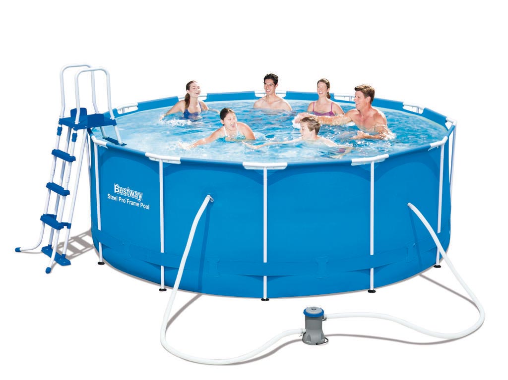 Pool / Frame Pool Bestway Steel Pro Max Komplett-Set Ø 366x122cm