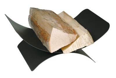 Holzkorb - Holzlege Lienbacher schwarz 45x30x17cm