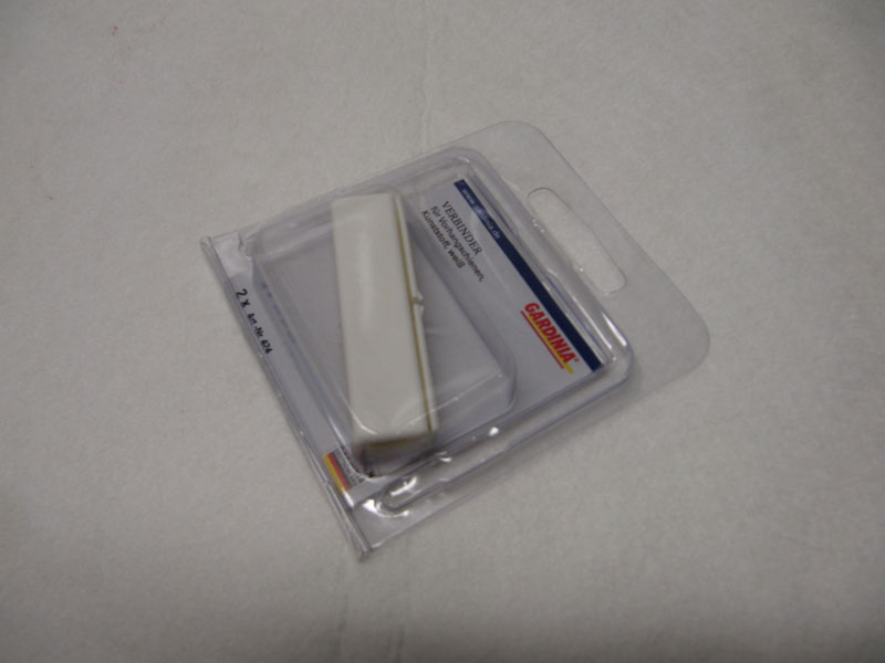 GARDINEN VERBINDER A 2 STK WEISS F.VORHANGSCHIENE