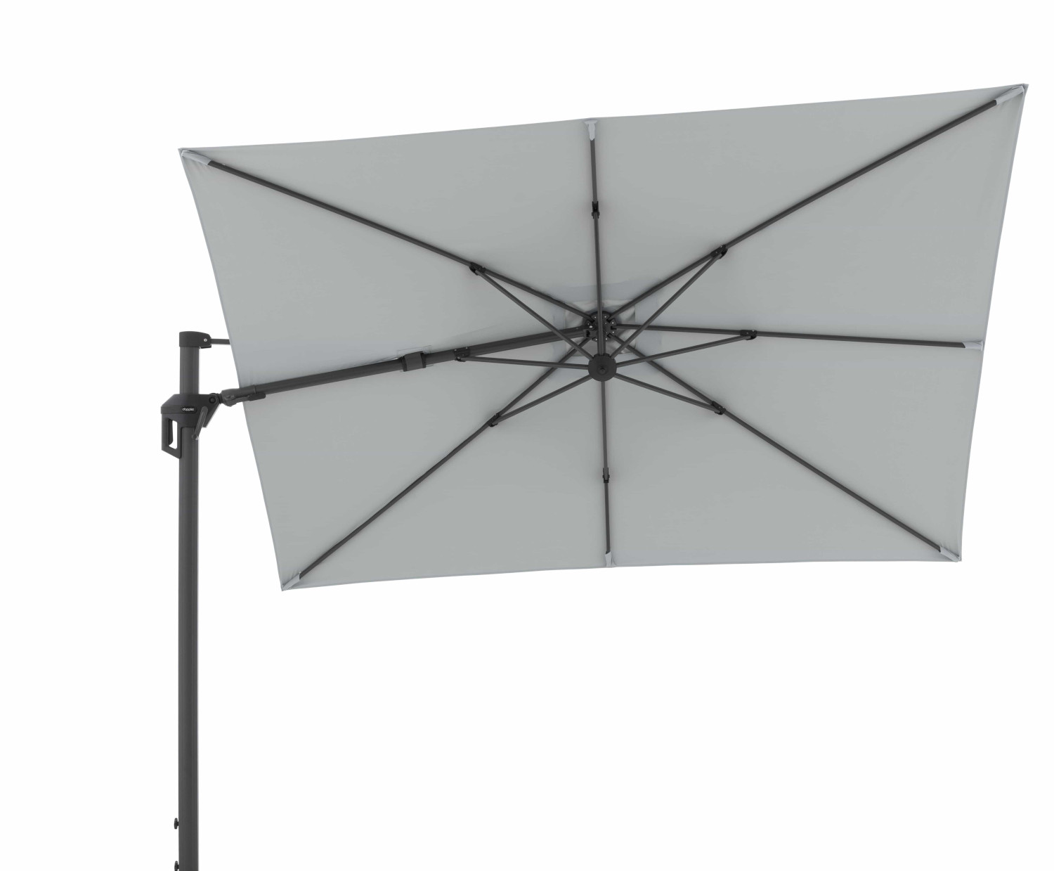 doppler® Pendelschirm Active 310x210cm Green Edition hellgrau