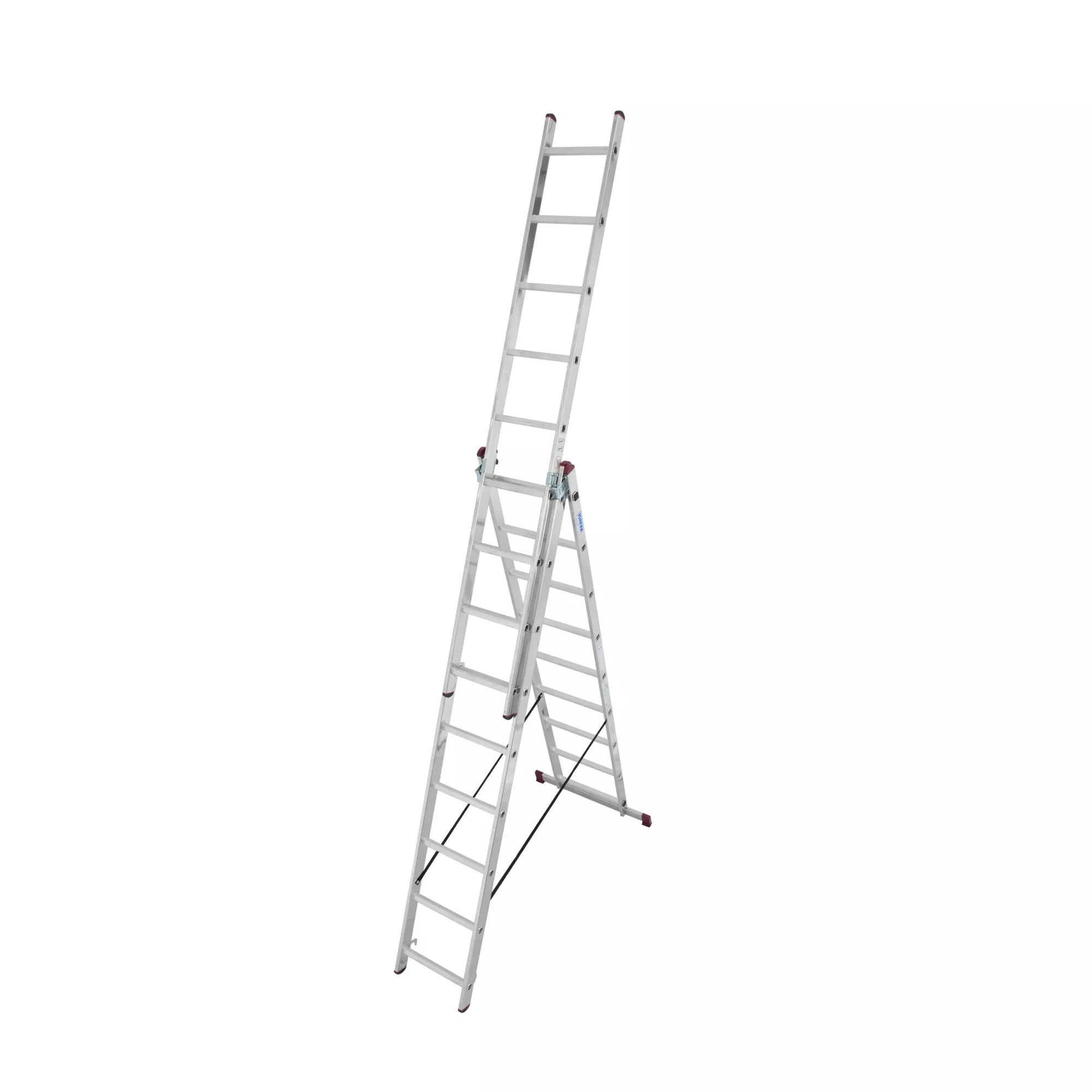 Krause Vielzweckleiter Corda 3 x 9 Sprossen