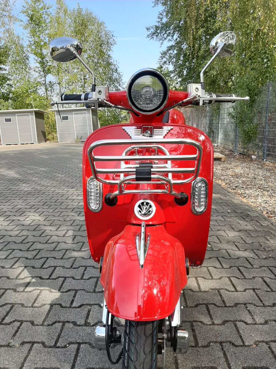 Elektroroller Sexi Ginabella Reichweite bis 120KM 2800-120 rot