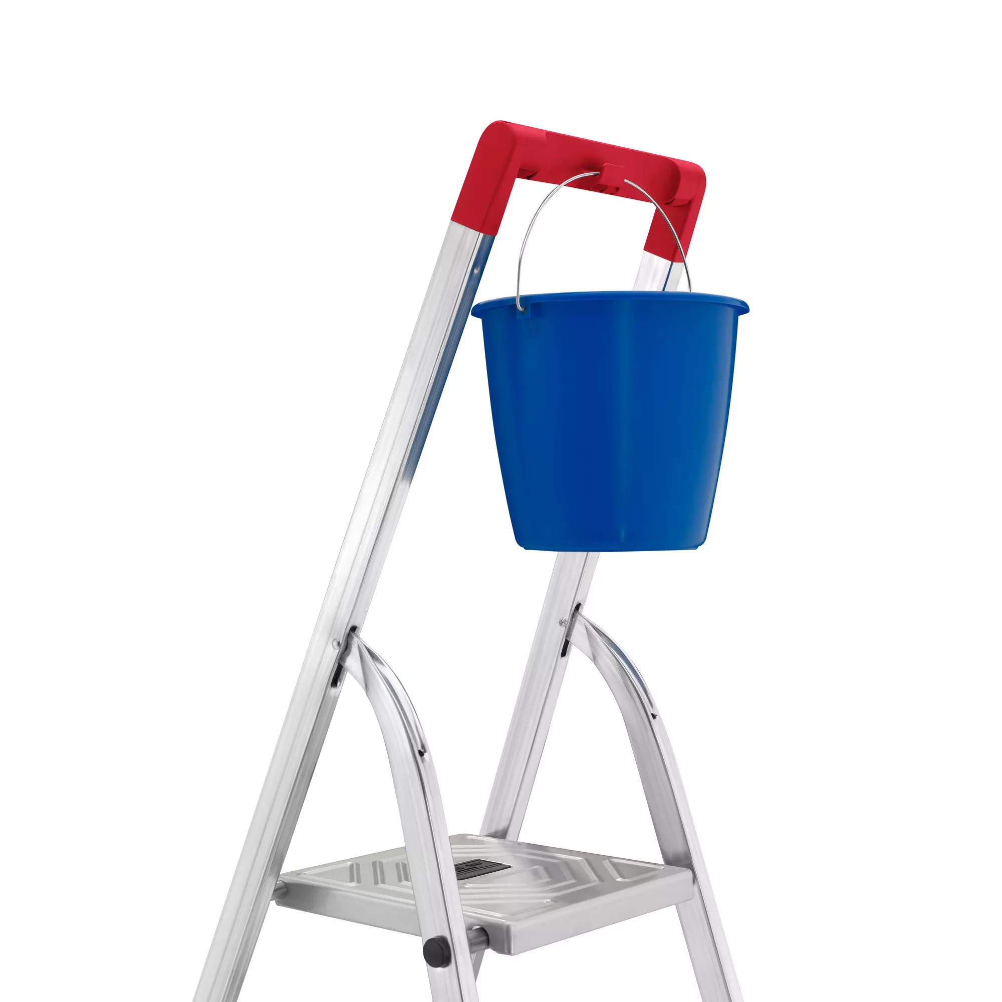 Hailo Alu-Sicherheits-Stehleiter L41 TB BasicLine 6-stufig