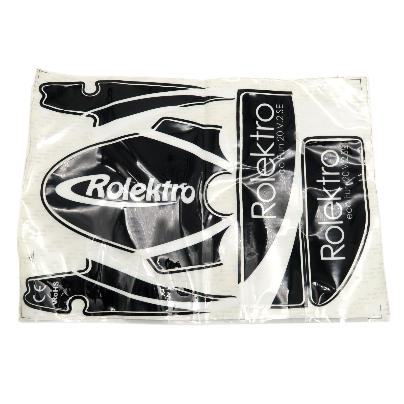 Rolektro Rolektro Aufkleber, schwarz für Fun20V2