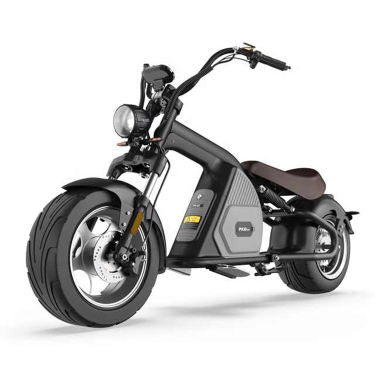 E-Roller 45Km/h Elektroroller Mr. Harley C80-45 Chopper schwarz