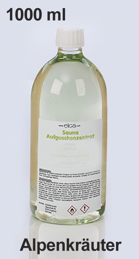 Eliga Sauna Aufgusskonzentrat Alpenkräuter 1000ml