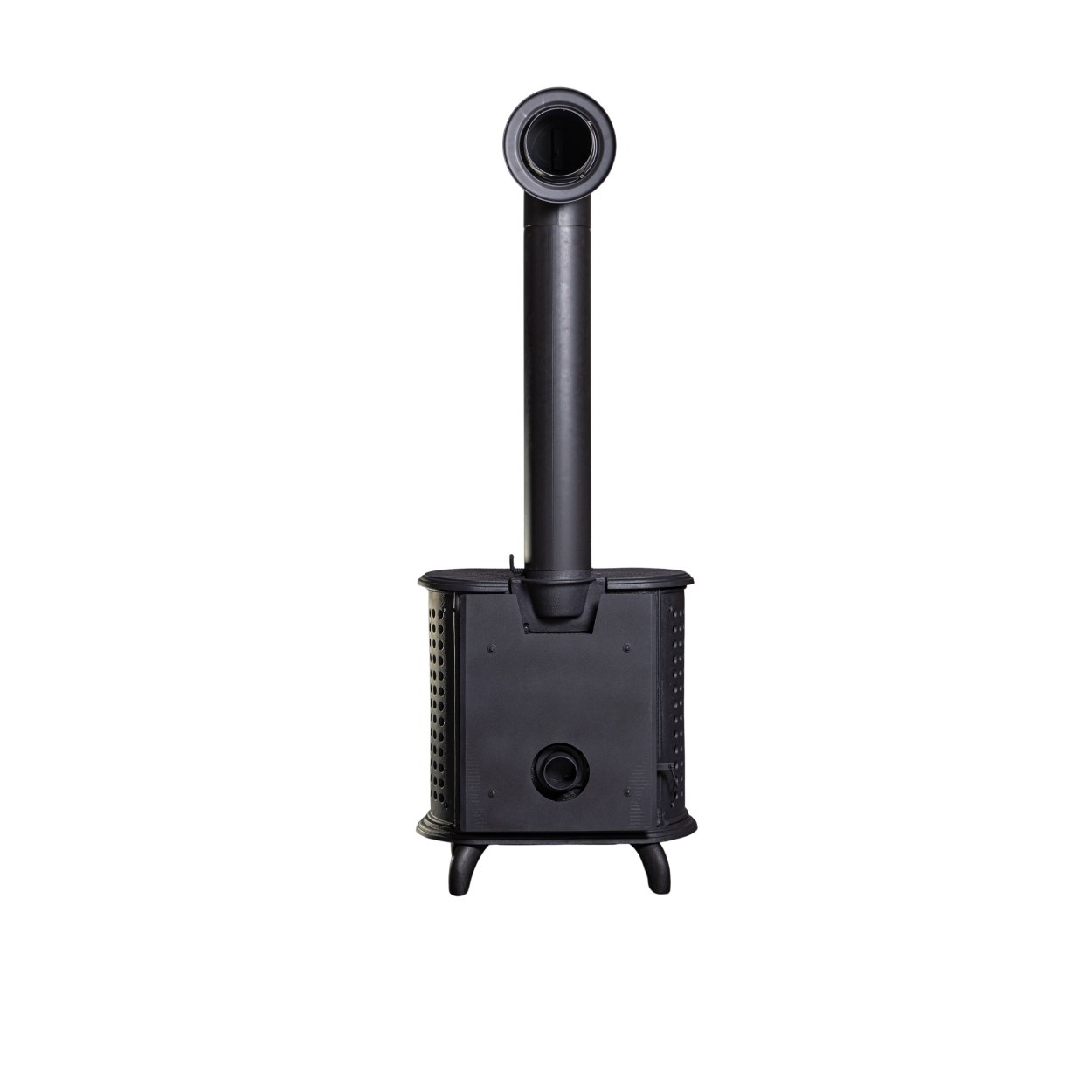 Globe Fire Herculina XS Kaminofen schwarz 6,1 kW, geschwungene Füße