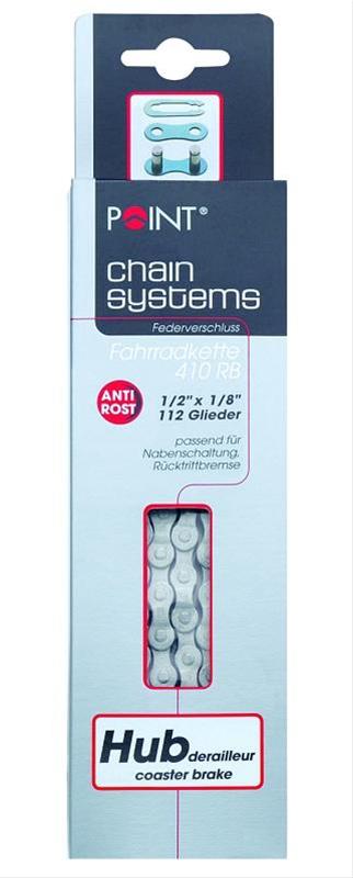 Fahrradkette / Point Kette 1/2 x 1/8 antirost