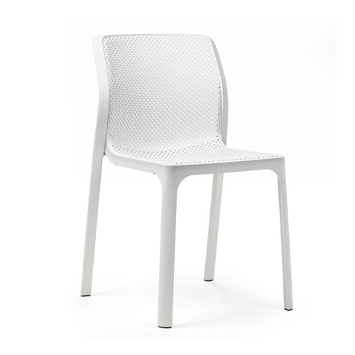 Nardi Gartenstuhl / Stapelstuhl Bit Kunststoff bianco