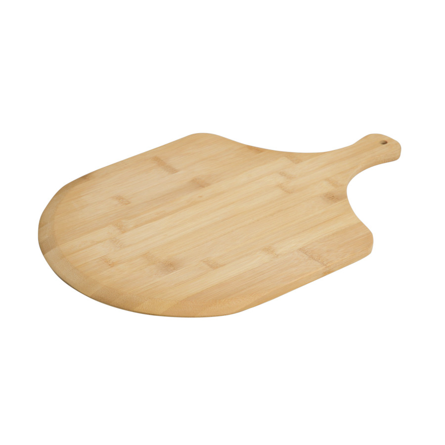 Pizzabrett mit Griff Bambus Größe 53,5x30,5cm