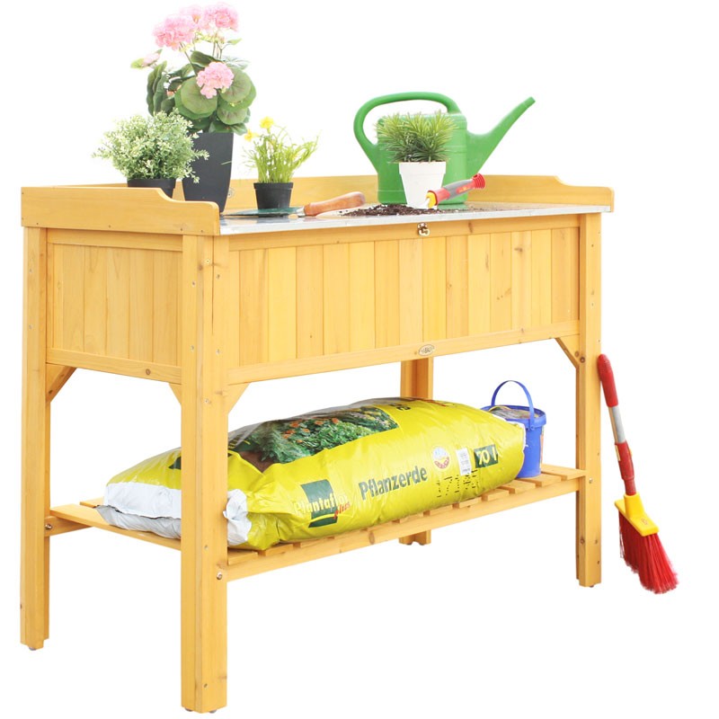 Arbeitsplatte Habau für Hochbeet Holz 119x60x10,5cm
