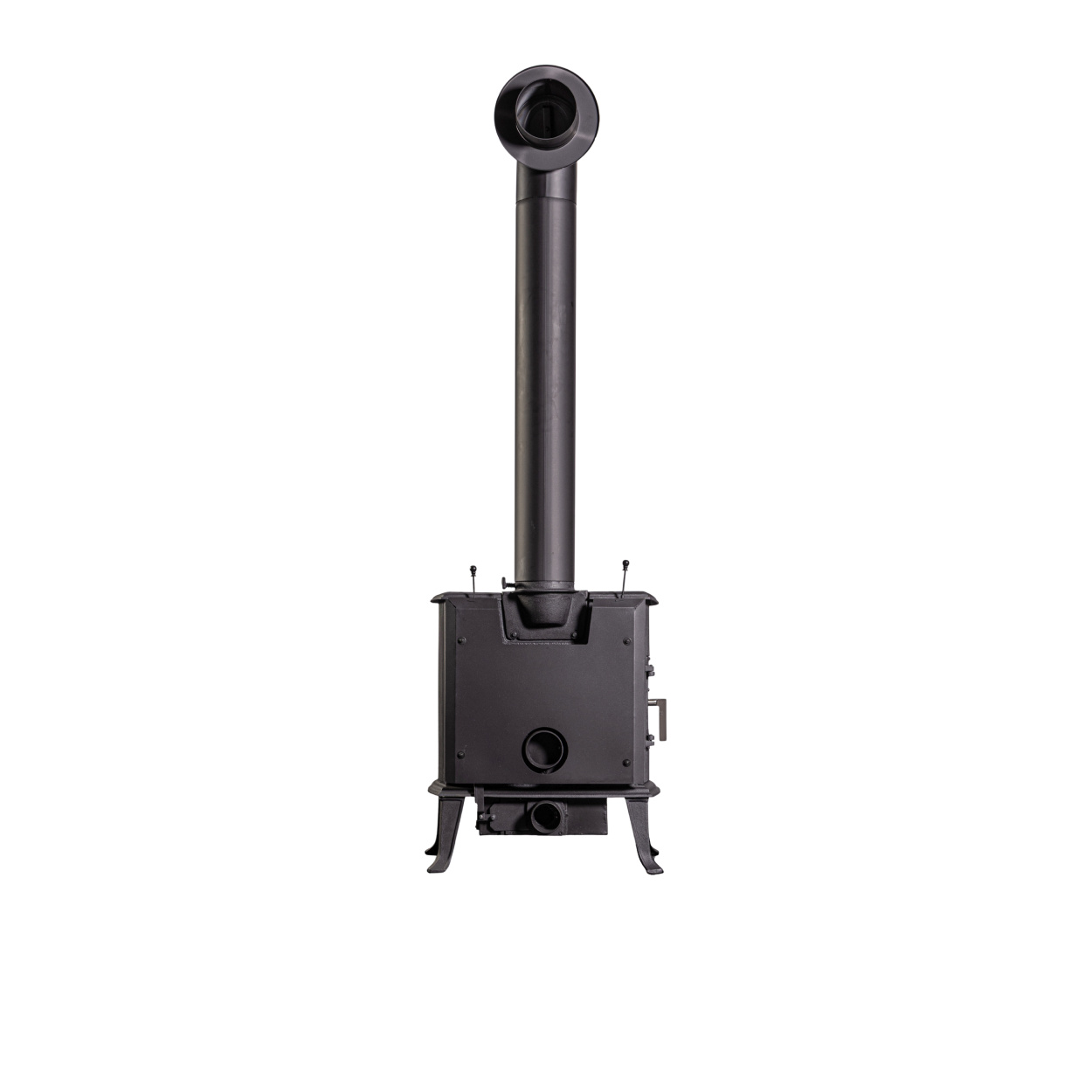 Globe Fire Jupiter Kaminofen raumluftunabhängig Guss schwarz 7,7 kW