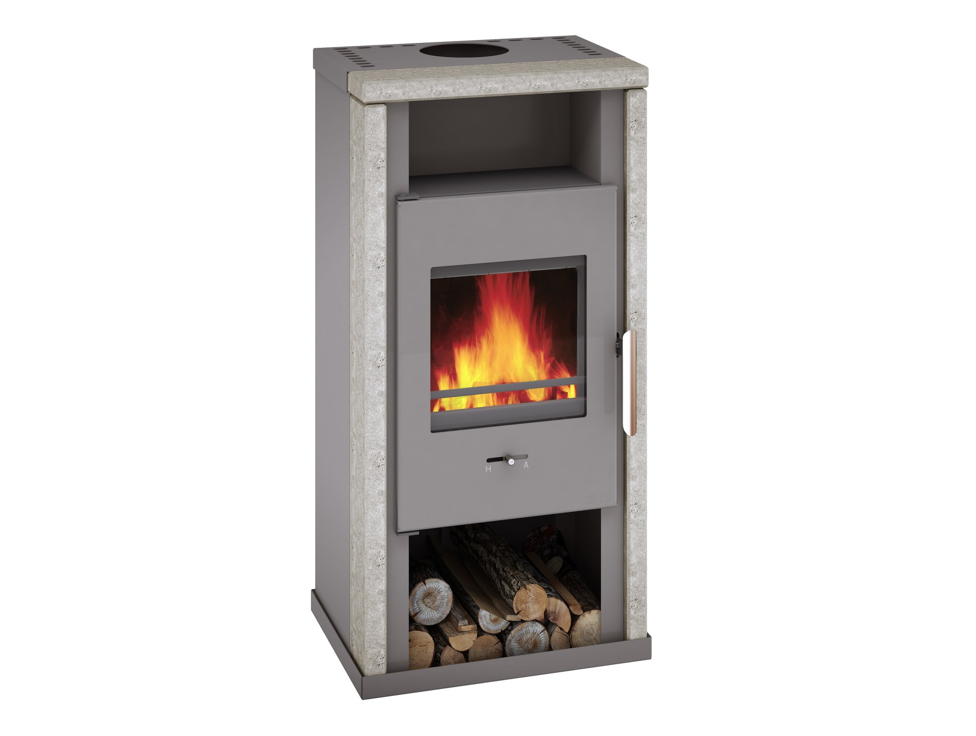 Wamsler Kaminofen Yuna Naturstein 6 kW