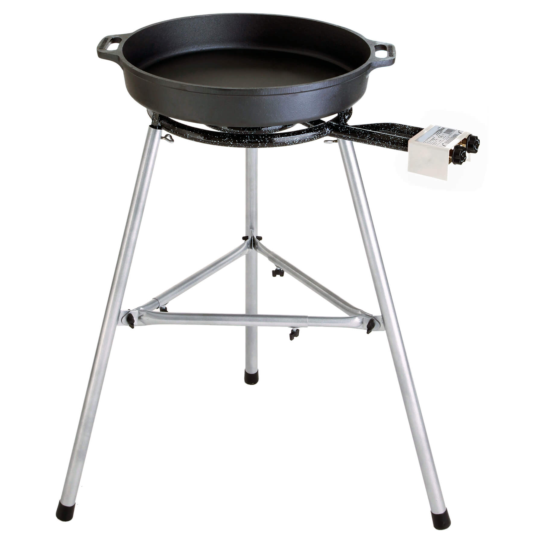Paella World® Gusspfannen Set 1 mit Zündsicherung