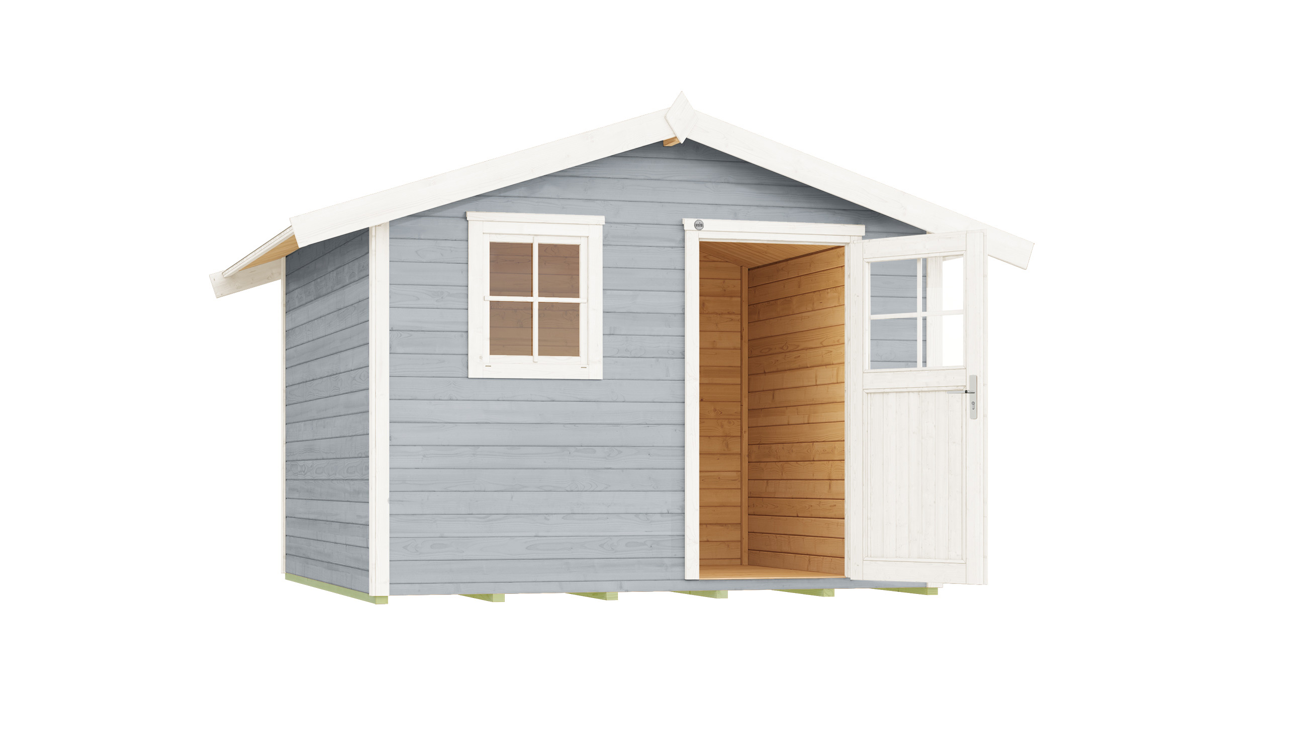 weka Gartenhaus 123 Gr.3 grau