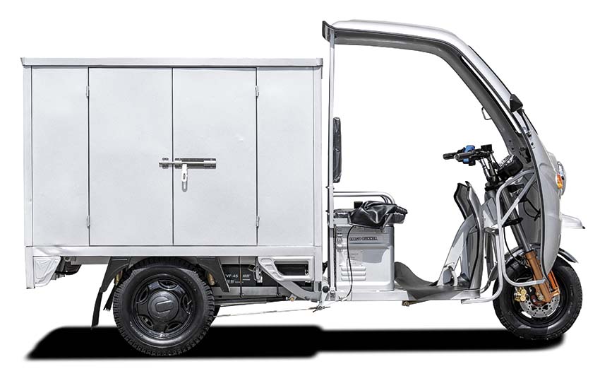 Cargo Runner Elektro Transporter Dach + Kasten Führerscheinfrei