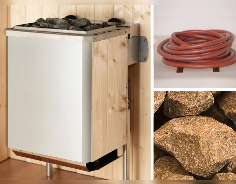 Weka Sauna VALIDA 9,0 kW K Gr.4 Glastür mit Fenster