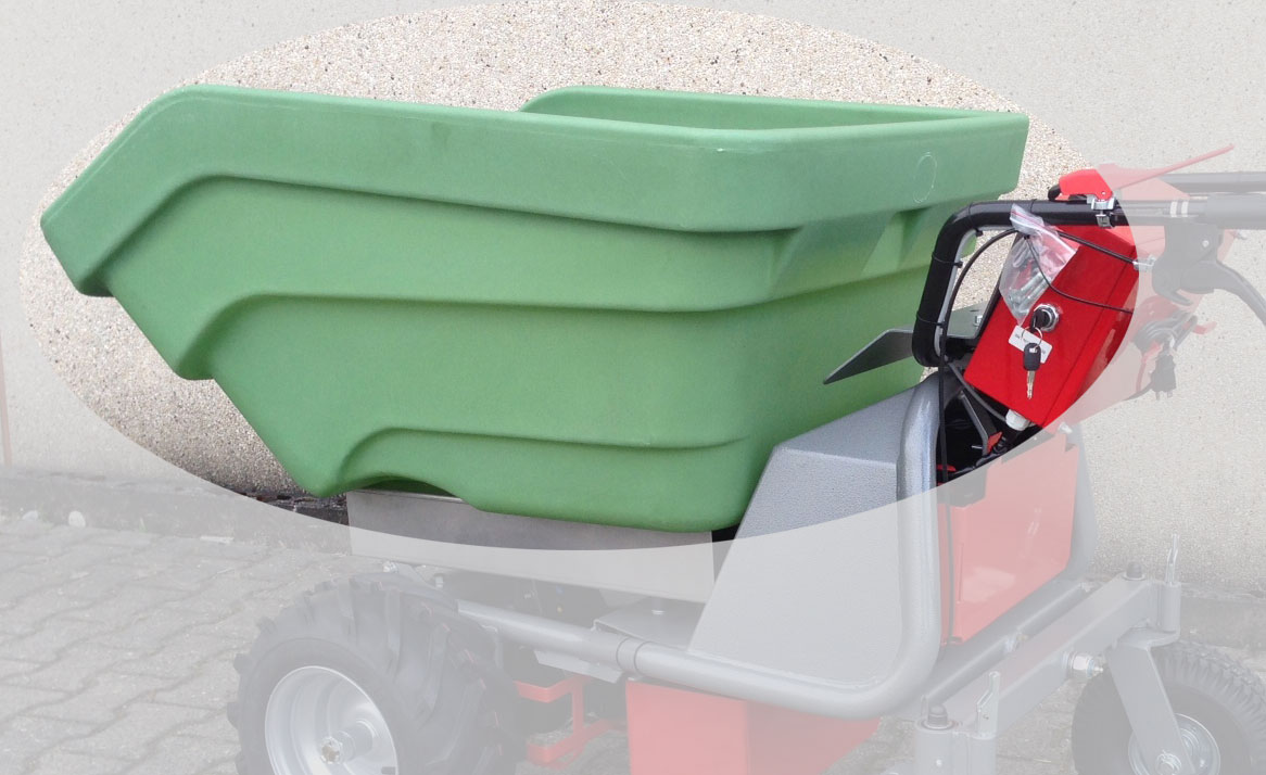 Powerpac Schüttmulde Kunstoff 350 L für Multi-Dumper MCE400