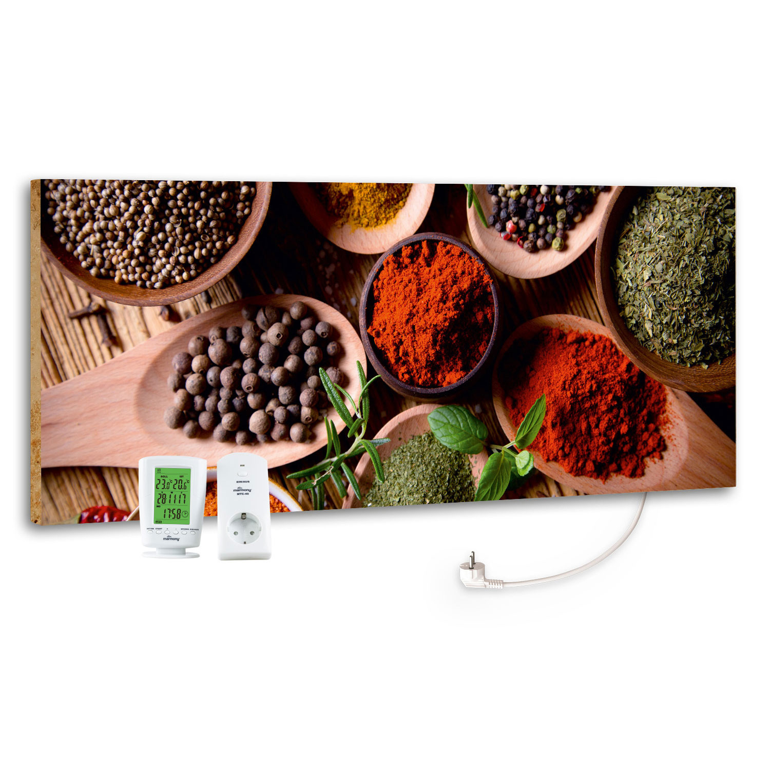 Marmony Infrarotheizung M800 PLUS Spice + Thermostat 800W
