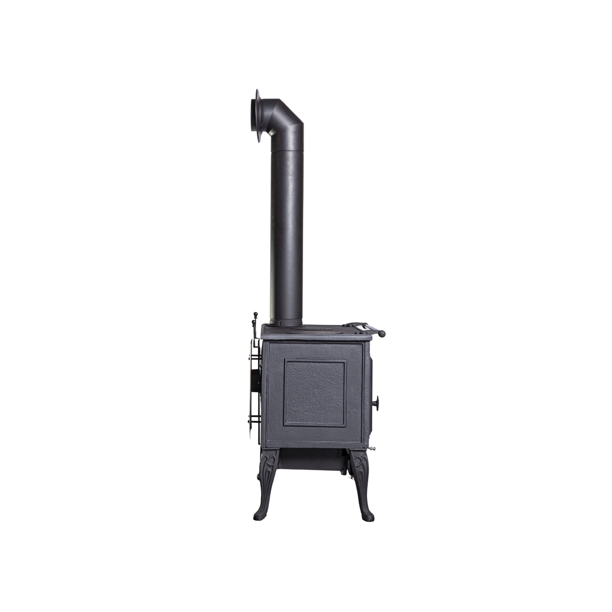 Holzherd Globe-fire Titan raumluftunabhängig Guss schwarz 8,8kW