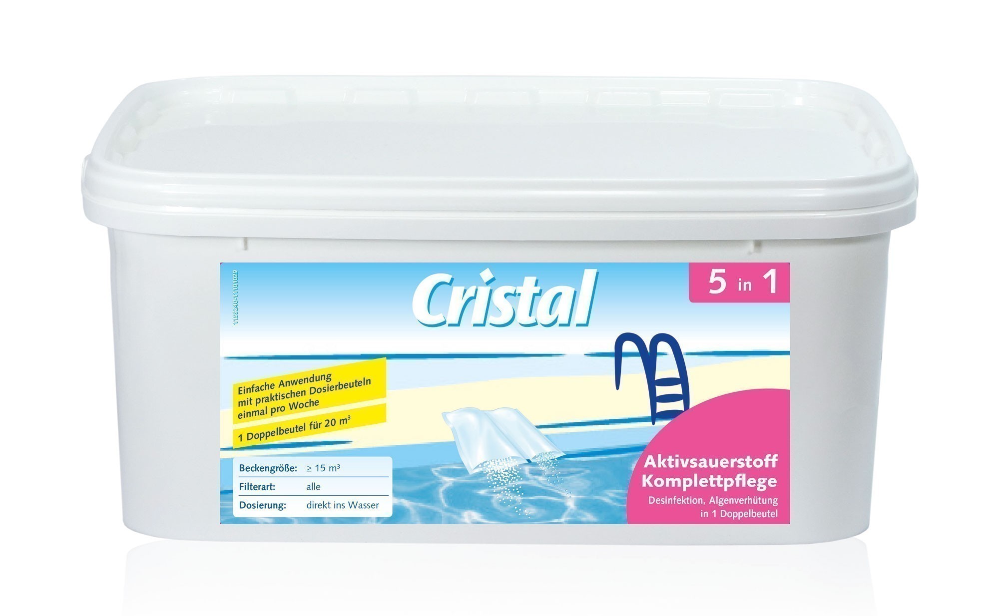 Cristal Wasserpflege Aktivsauerstoff Komplettpflege 2,24kg