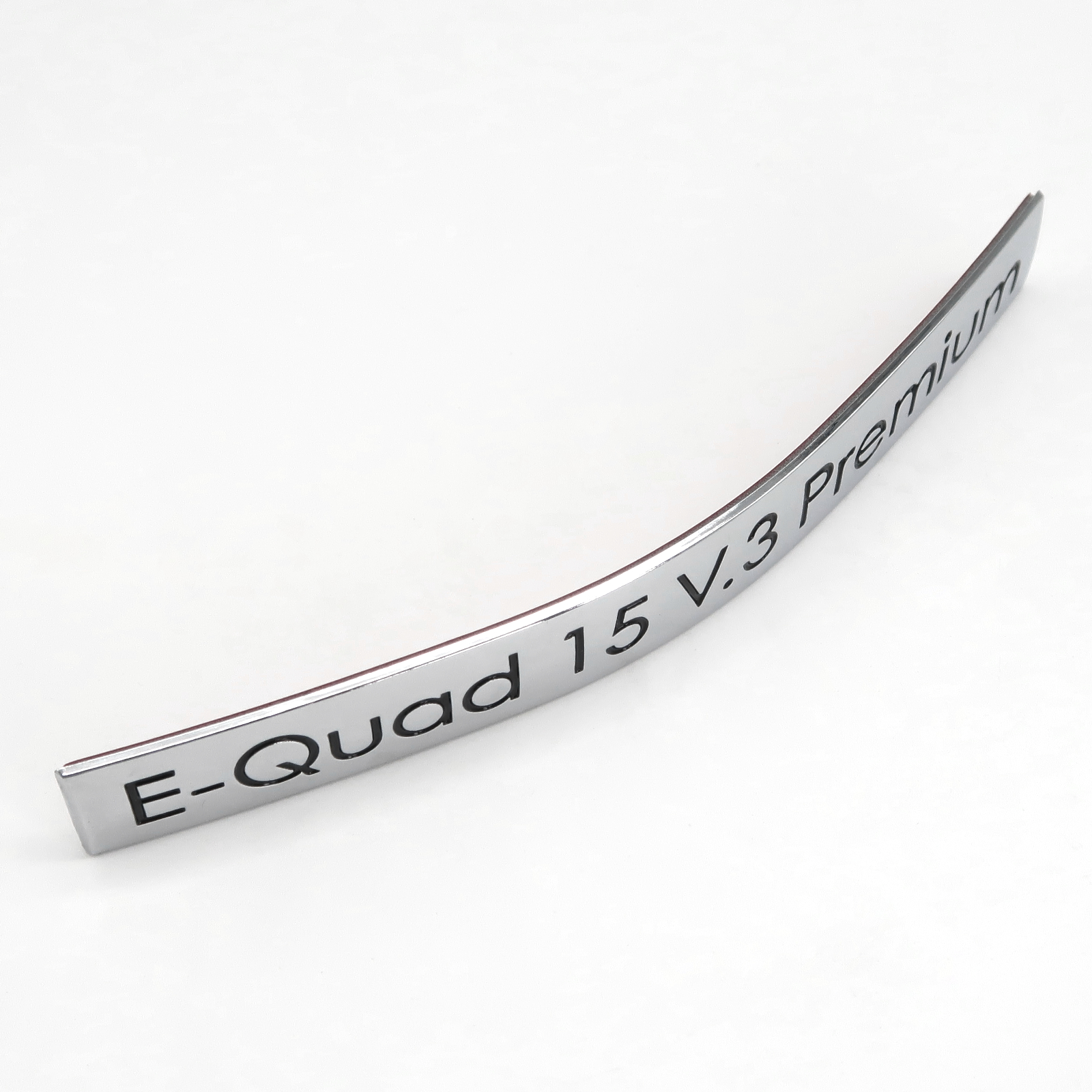 Rolektro Aufkleber, E-Quad 15 V.3 Premium, Metalloptik, vorne für Quad